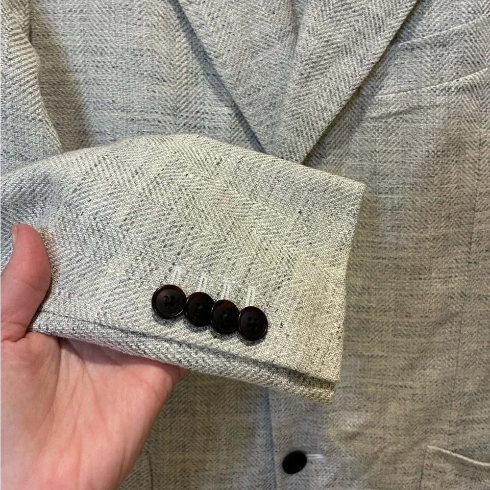 SuitSupply Men’s Blazer Size 52 La Spalla Slim Fit Linen Blend